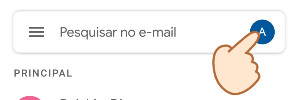 Ver a conta no Gmail